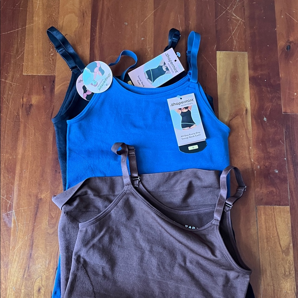 Shapermint bundle small Camisoles tank tops NWT